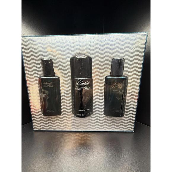VINTAGE Cool Water Davidoff by Lancaster 3 Piece Gift Set Men's Spray -NEW-RARE